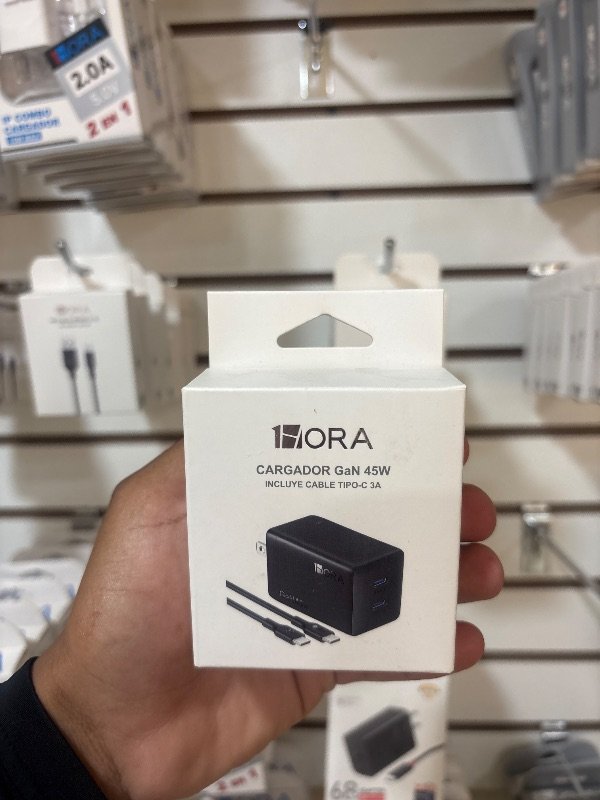 Cargador tipo c a c 1Hora 45W