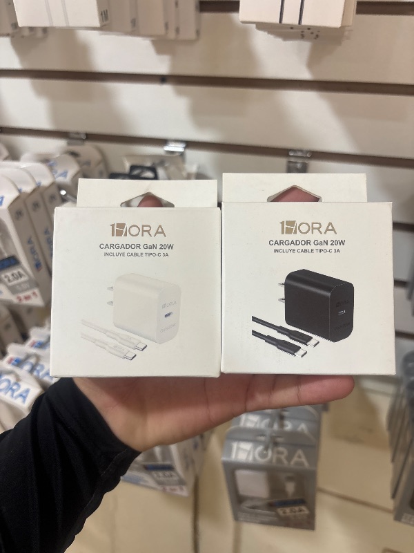 Cargador tipo c a c 1Hora 20W
