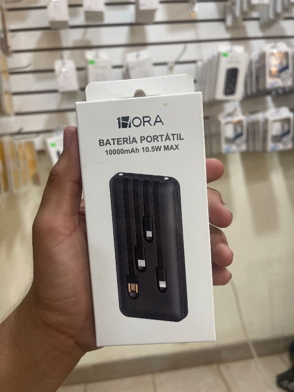 Batería portátil 10,000 mAH 1hora