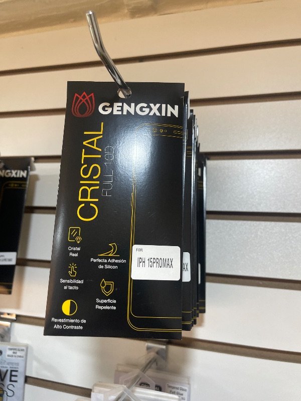 Vidrio templado 9D iPhone 15 pro Max